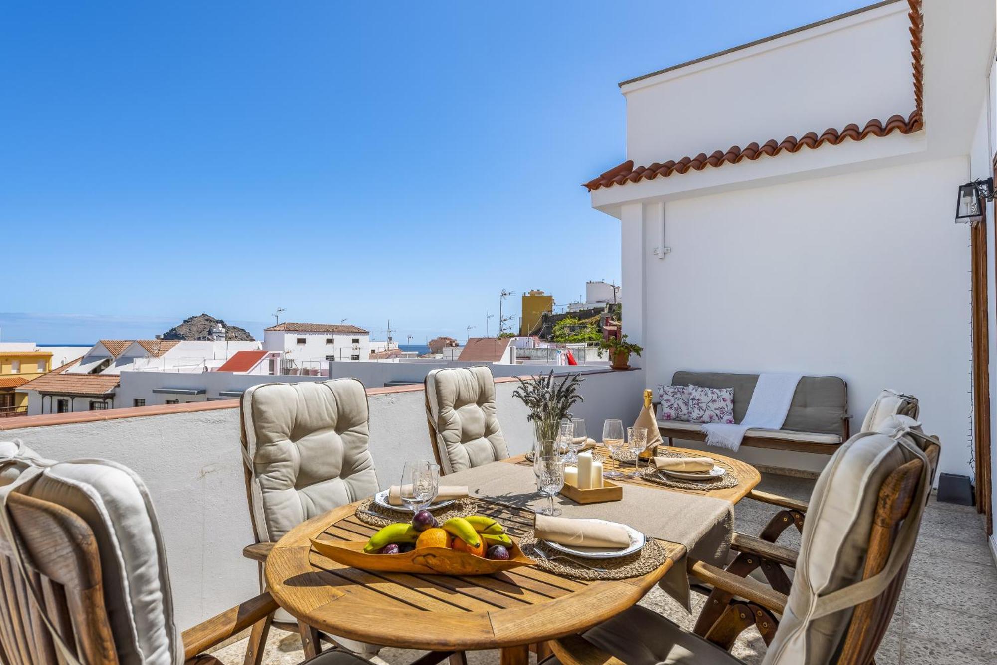 Central Penthouse, Close To The Natural Pools With Big Terrace, Ocean & City View Garachico (Tenerife) Exterior foto